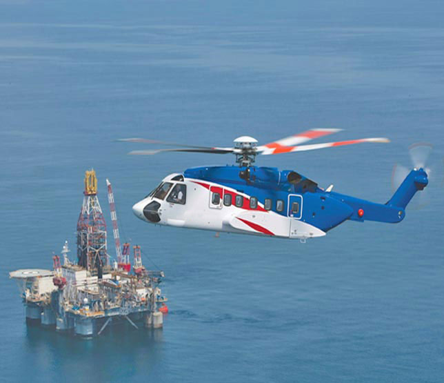 Oil Rig Helicopter passenger transport as Helicopter pilot.