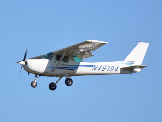 materiale significa aeroplano Cessna 152 dell'accademia piloti